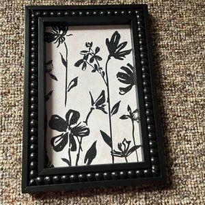 black and white wall frame